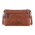 thumbnail image 2 of Wrangler Clutch Wristlet Purse Western Crossbody Bags for Women, Tooling-Brown, 2 of 6