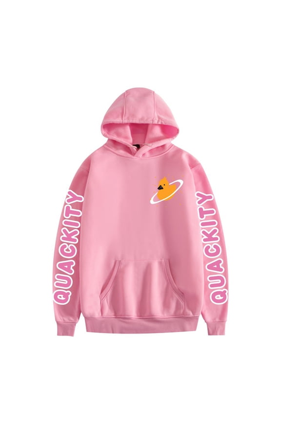 Quackity Merch Planet Duck Printed Pullover Sweatshirts Hoodies Tops Merch Hoodie Sweatshirt Men/Women XXS-3XL