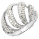 thumbnail image 1 of 0.98 Carat Genuine White Diamond .925 Sterling Silver Ring QJ Model, 1 of 3