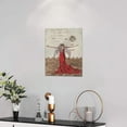 thumbnail image 3 of Angel Wings Canvas Wall Art Christian Angel Rustic Wall Decor Inspirational Angel Pictures Painting Print Framed Artwork Ready to Hang for Bathroom Bedroom Living Room Office 12"x16", 3 of 6