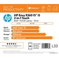 thumbnail image 4 of HP Envy x360 15" i5 2-in-1 Touch 8GB/512GB - Silver, 4 of 14