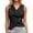 Black, variant on Light U-back Women Vest Removable Soft Bra Fashion Seamless Undershirt Black M