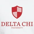thumbnail image 3 of CafePress - Delta Chi Vertical Red Logo T Shirt - Men's White Classic Cotton T-Shirts, 3 of 4