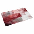 thumbnail image 2 of Red Grey Oil Painting Door Mat&nbsp;Indoor Outdoor Entrance, Non Slip Rug for Kitchen Bathroom Entryway Rug, Abstract Modern Street Smear Art Washable Doormat Floor Mat for Office 24x36 Inch, 2 of 8