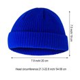 thumbnail image 2 of Gorro de lana Qarigey de tendencia Azul zafiro, 2 of 6