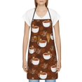 thumbnail image 3 of Sikiie Sloths Need More Coffee Aprons for Kitchen Cooking Aprons, Chef Apron for Men Women Chef, 3 of 7