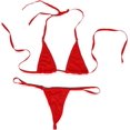 thumbnail image 3 of LAICAIW Bikini Micro String pour Femmes 2 Pcs Maillot de Bain Transparent Extrême Mini Ensemble String Maillot de Bain Tenue de Bain, 3 of 6