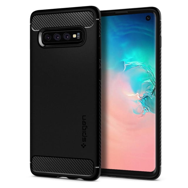 Funda Rugged armor para Samsung galaxy S10e Midnigh black Spigen Spiggen original