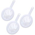 thumbnail image 1 of Paquete de 3 coladores de malla 100+200+400, coladores de malla de nailon ultrafinos para cocina, tamiz de plástico, para leche de soja, café, leche, yogur, jugo, kéfir coladores de cocina, 1 of 5