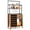 Rustic Brown, variant on Furnibear 31" Kitchen Bakers Rack with Storage and Drawer with 1 Drawer and Adjustable Shelves for Kitchen Pantry - Black