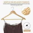 thumbnail image 6 of Lux Decor Wooden Hangers 20 Pack - Coat & Suit Hangers with 360 Swivel Hook & Non-Slip Notches - Durable Natural Wood Hangers for Clothes, Skirt, Shirt, Pants, Dress, 6 of 9