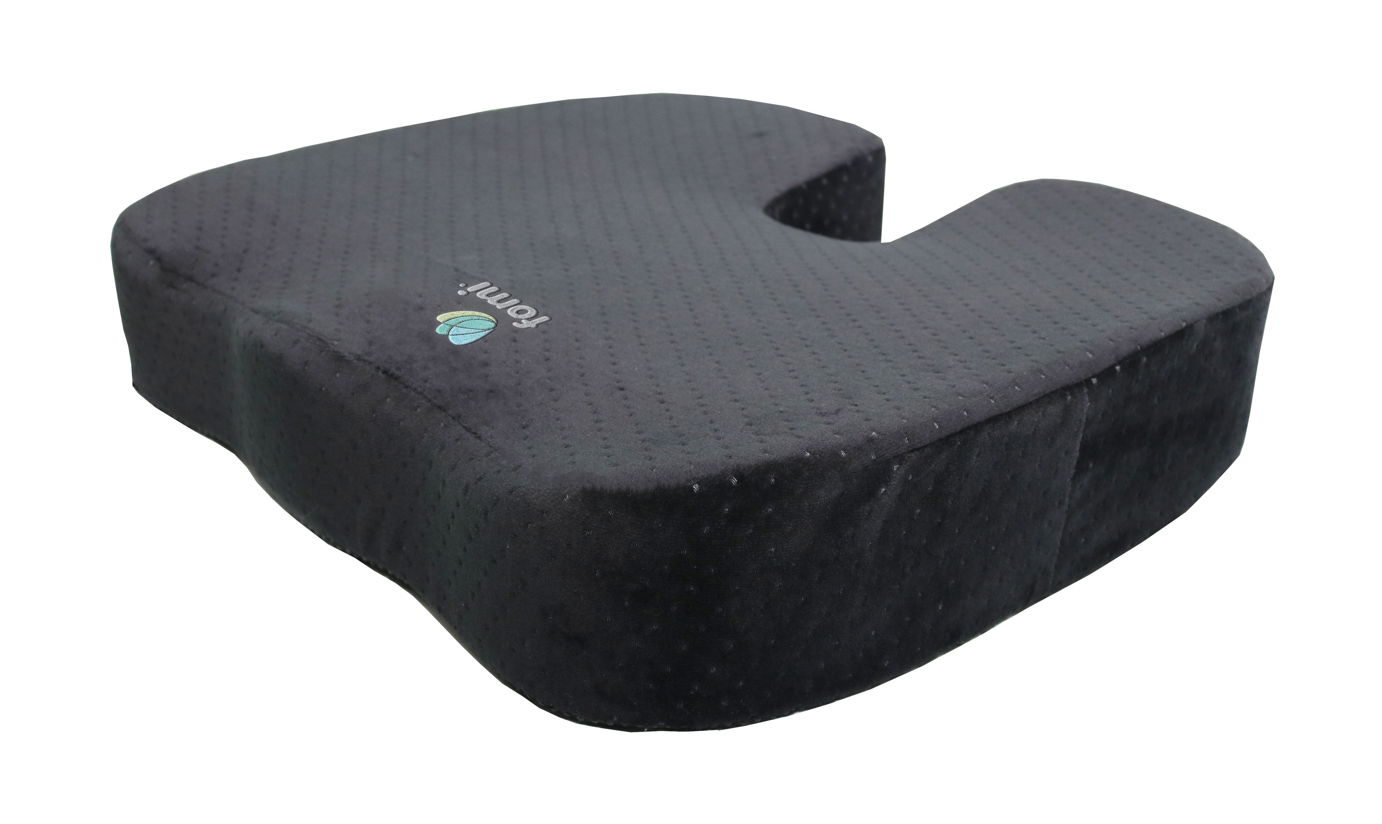 CNDT Gel Cool Memory Foam Orthopedic Seat Cushion for Office Chair Car Driver Airplane Help Sciatica Nerve Tailbone Hemorrhoids Back Hip Sitting Pain Relief Black