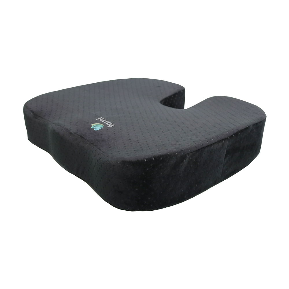 Extra Thick Coccyx Orthopedic Memory Foam Seat Cushion by FOMI Care