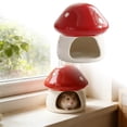 thumbnail image 1 of Ceramic Hamster Hideout Bed for Indoor -Shape Ceramic Ideal for Small Critters Training Escape, 1 of 6