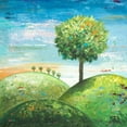 thumbnail image 2 of Pinto, Patricia 26x26 White Modern Wood Framed Museum Art Print Titled - Cute Tree I, 2 of 4
