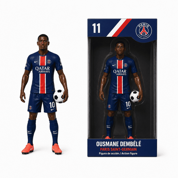 Figura de Acción Ousmane Dembélé Francia 25 cm Coleccionable Futbolista