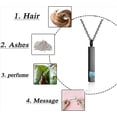 thumbnail image 3 of Crystal Urn Necklaces For Ashes For Men Stainless Steel Bar Pendant Necklace Memorial Cremation Jewelry For Ashes Keepsake Jewelry With Cubic Zirconia, 3 of 4