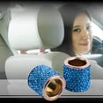 thumbnail image 4 of Paquete de 2 collares de reposacabezas de coche de cristal ostentoso, anillos de collares de de cristal para coche Azul1 kusrkot Collares de reposacabezas de coche, 4 of 8