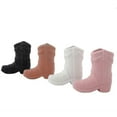 thumbnail image 4 of Cowboy Boot Match Holder With Striker, Ceramic Cowboy Matchstick Holder Match Jar With Striker For Home Decor, 4 of 4