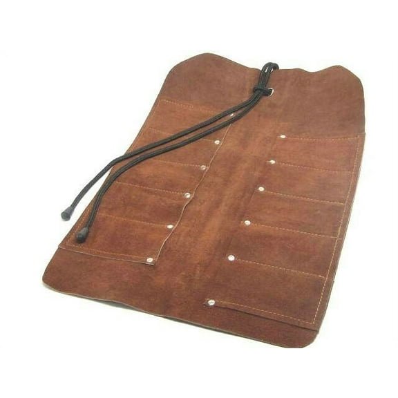10 Pocket Leather Tool Roll