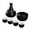 black, variant on yotijay Ceramic Sake Set Cups with Warmer 4 Cups Sake Drink for Gift Home Restaurant white