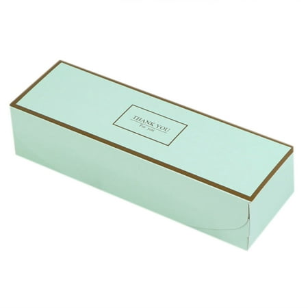 

50 Pcs Rectangular Egg Yolk Crisp Packaging Box Baking Cake Chocolate Packaging Box Party Supplies(Blue Phnom Penh)