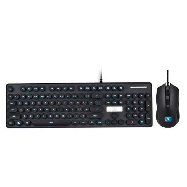 N518 Kit de ratón y teclado con cable para niñas, juego de ratones con teclado para juegos y oficina en casa Steampunk Vintage para mujer seitruly EL0781-02B