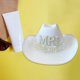 thumbnail image 2 of Sombreros de vaquera para mujer, sombrero de sol estilo vaquero, disfraz para fiesta de compromiso o boda. señora sin velo, 2 of 7