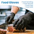 thumbnail image 2 of Guantes de nitrilo Borje talla grande, 100 unidades, negros, sin polvo, 2 of 9