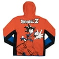 thumbnail image 2 of Dragon Ball Z Goku Long Sleeve Orange & Blue Contrast Zip Hoodie-Medium, 2 of 7