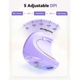 thumbnail image 6 of Ergonomic Mouse,Wireless Mouse for Laptop,4800 DPI Wireless Vertical Mouse with 5 Adjustable DPI Levels,2.4GHz Optical Carpal Tunnel Mouse,6 Buttons Wireless Mouse for Laptop,Desktop,PC,MacBook, 6 of 9