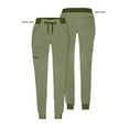 thumbnail image 5 of Adar Pro Heather Scrubs For Women - Ultimate Yoga Jogger Scrub Pants, 5 of 7