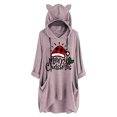 thumbnail image 2 of Qertyioot Chandail en Molleton de Noël pour Femmes, Manches Longues, Col Rond, Mode Décontractée, 2 of 6