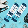 thumbnail image 2 of Funny Skiing Socks for Men Women Teen Boys - I’d Rather Be Skiing Novelty Cool Crazy Outdoor Socks -Easter Fathers Valentines Birthday Fun Gifts for Sports Lovers Christmas Stocking Stuffers, 2 of 7