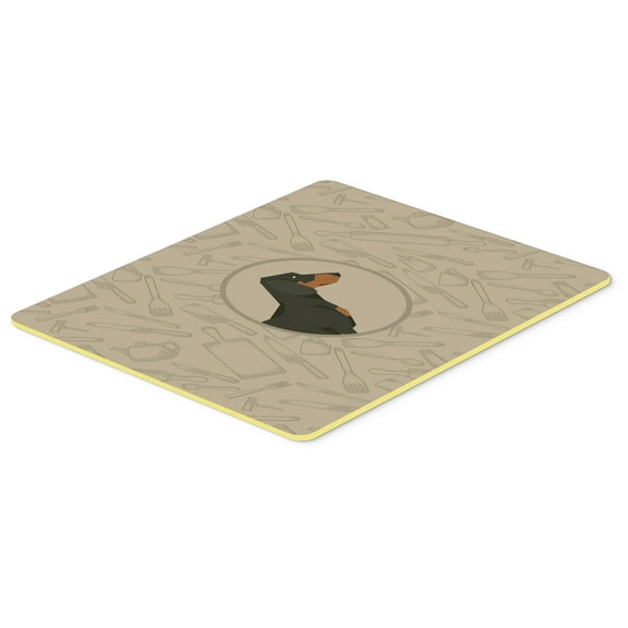 Dachshund In the Kitchen Kitchen or Bath Mat 24x36