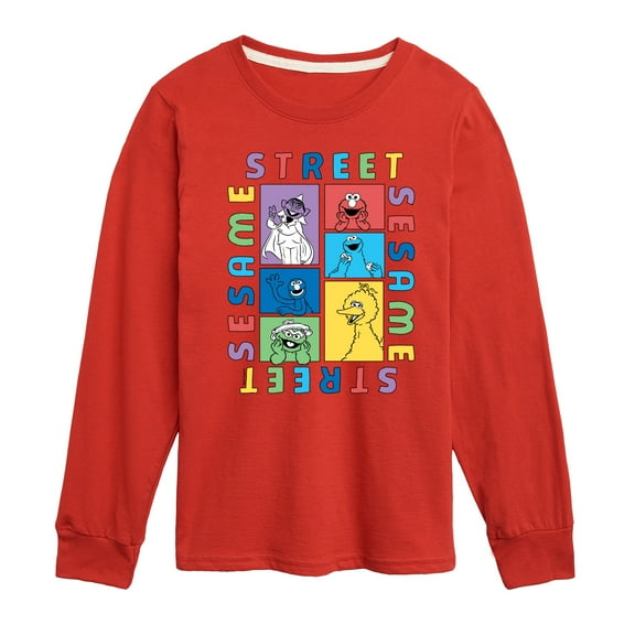 Sesame Street - Blocks - Toddler and Youth Long Sleeve T-Shirt