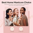 thumbnail image 5 of modelones Jelly Gel Nail Polish, 15 ML Jelly Nude Pink Nail Polish Sheer Neutral Color Long Nails Natural Translucent Soak Off U V Gel Clean Girl Nails for Women Nail Art French Tip Manicure at Home, 5 of 8