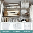 thumbnail image 3 of Drawer Organizer Set, Varied Size Bathroom and kitchen Drawer cabinet organizer Trays - style:style3;, 3 of 5