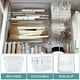 thumbnail image 3 of Juego de organizador de cajones, bandejas organizadoras para cajones de baño y cocina de varios tamaños, 3 of 5
