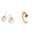 thumbnail image 1 of Figuras De Pareja De Cisnes Y Estatua De Bailarina De Ballet, Elegantes Adornos De Mesa Para El Hogar, La Oficina, El Dormitorio, La Estantería, La Entrada Y La Decoración., 1 of 8