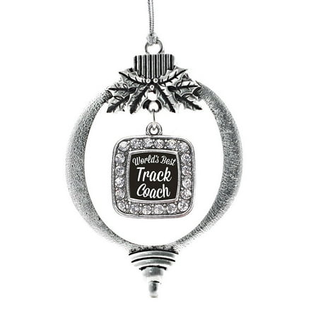 World's Best Track Coach Classic Holiday Ornament