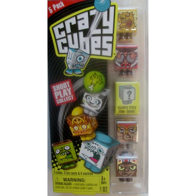 Juguete Spin Master Crazy Cubes Pack de 5 con temática de circo