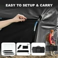 thumbnail image 4 of SLSY XXXL Bike Storage Tent for 8-10 Bikes, 94.5''L X 87''W X 71''H Waterproof Heavy Duty Bike Cover w/ Bag, Portable Shed Cover for Bikes, Lawn Mower, Garden Tools, 4 of 6