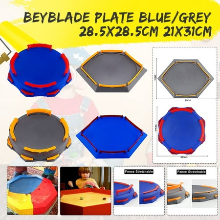 Burst Gyro Arena Disk Duel Spinning Top Beyblades Launcher Stadium Battle Attack Hexagon/Round, Toy Gift for Children Kids