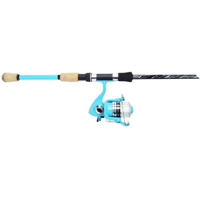 Okuma Fin Chaser X Series 6'6 Spinning Combo with Size 30 Reel- Sky Blue