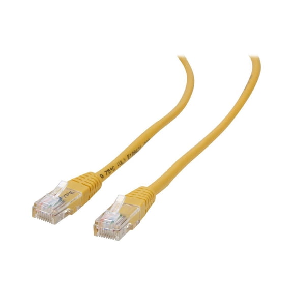 StarTech 10ft Molded Cat5e UTP Patch Cable - Yellow