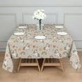 thumbnail image 3 of Brown Cartoon Unicorn Rainbow Cloud Heart Star Pattern Square Tablecloth,Waterproof Square Table Cover,Wipeable Spillproof Washable Table Cover for Home Kitchen Party Decor 60"x60"(152x152cm), 3 of 6