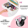 thumbnail image 2 of Carrito utilitario rodante Goovilla de 3 niveles con cajón extraíble, 2 of 7