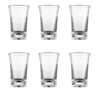 Glass Cups Set of 4 for Kitchen Drinking Glasses Elegant Conical Short  Tumbler Whisky Glassware for Beer,Milk,Cocktail,Juice,9.87oz,Dishwasher  Safe 