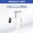 thumbnail image 2 of Downspout Gutter Y Shape Connector 3x4 Inch Square Downspout Diverter Rain Gutter Downspout Y Connector Rainwater Drainage, Fits 3 x 4 Inch,Left, 2 of 5